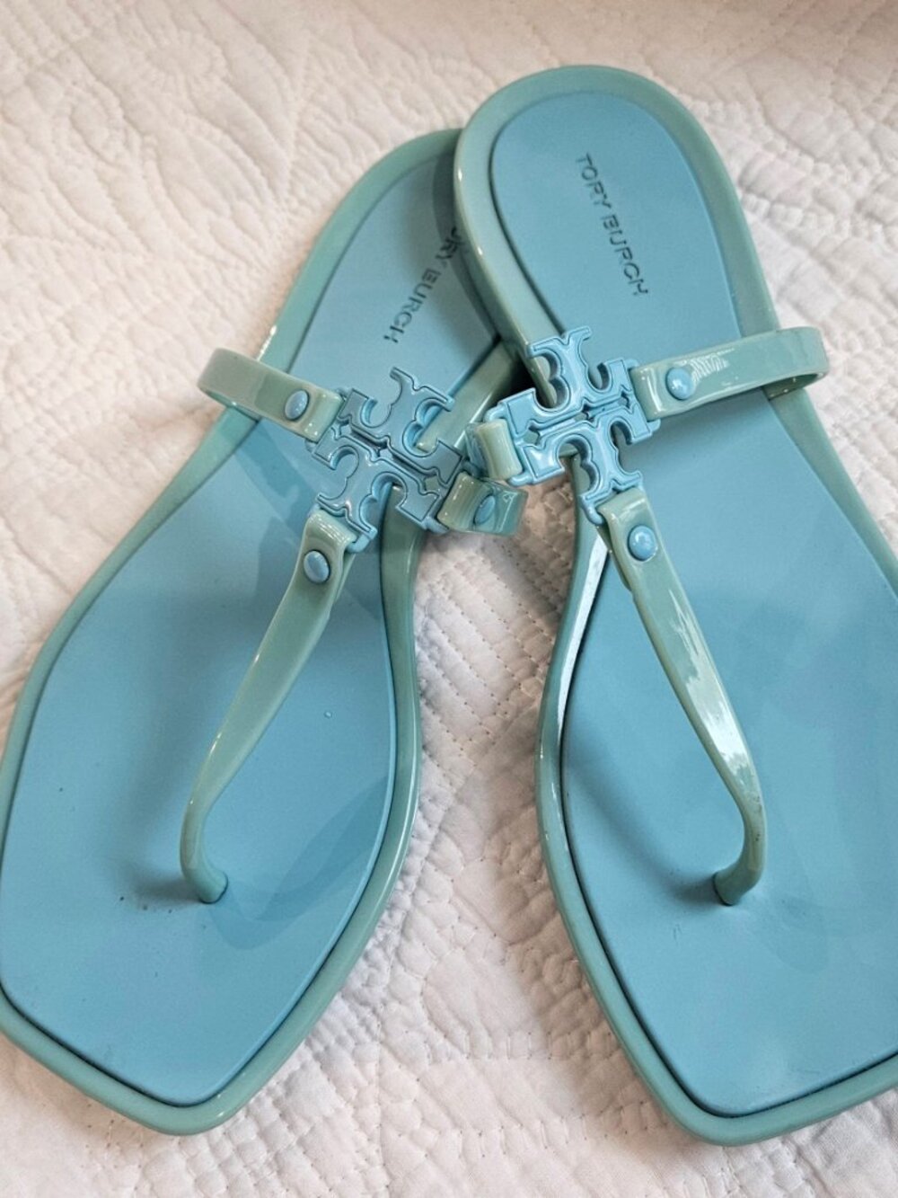 Tory Burch T-Strap Jelly Sandal Size 6